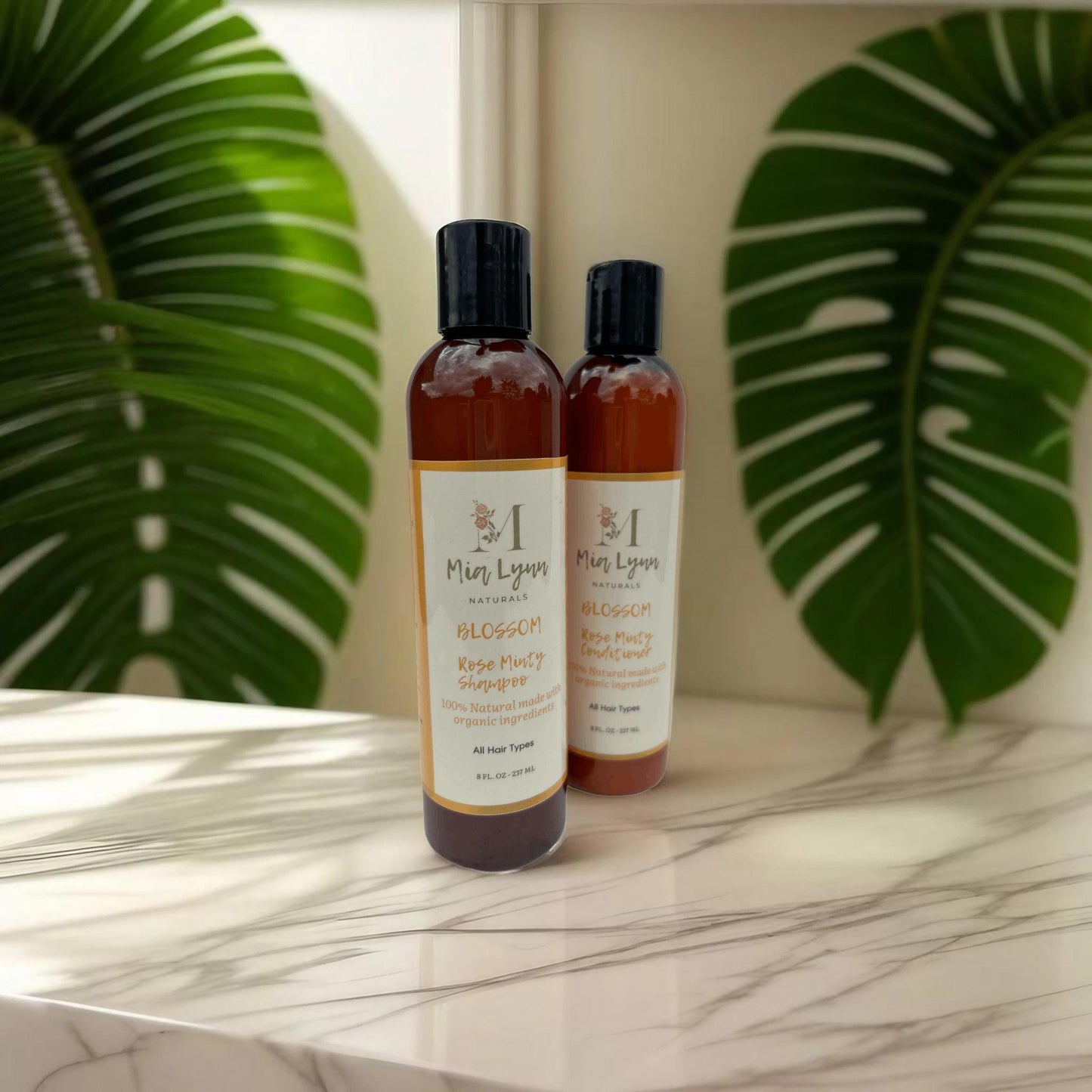 Mia Lynn Naturals Rosemary Minty Nourishing Shampoo and Conditioner Set - Mialynnnaturals